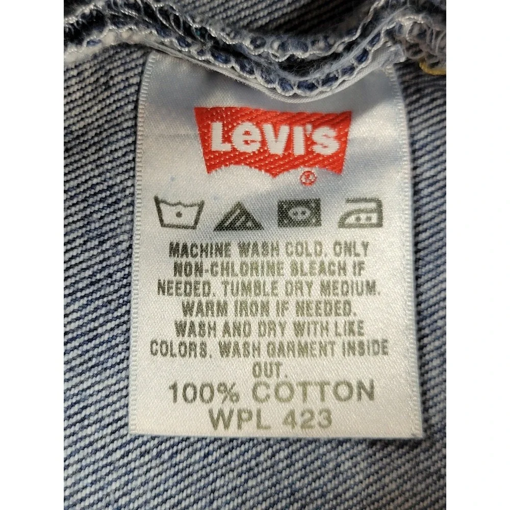 Vintage Levi's 501 Jeans Mens 36x36 Blue Excellent Straight Leg Button Fly Denim